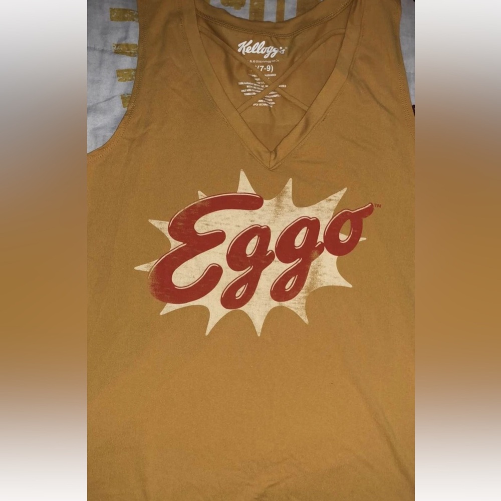 Eggo kelloggs Graphic Tank Top Womens  new